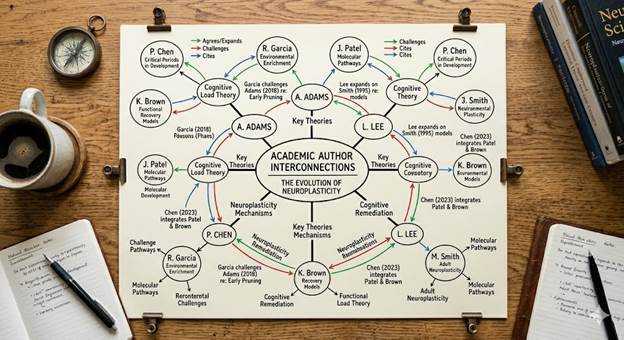 Visualising a dissertation structure UK style through a literature mind map.