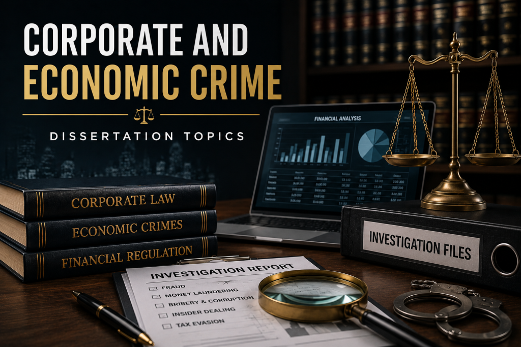 31 Research Ideas Criminal Law Dissertation Topics: 2026-2027 7 Corporate and Economic Crime Dissertation Topics