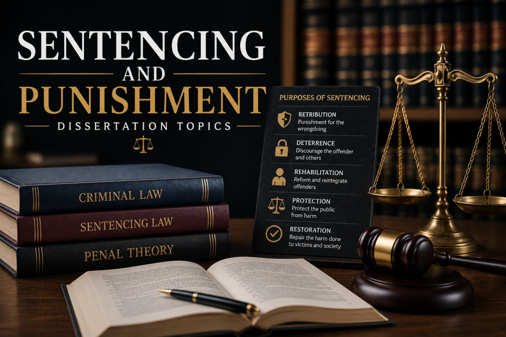 31 Research Ideas Criminal Law Dissertation Topics: 2026-2027 6 Sentencing and Punishment Dissertation Topics