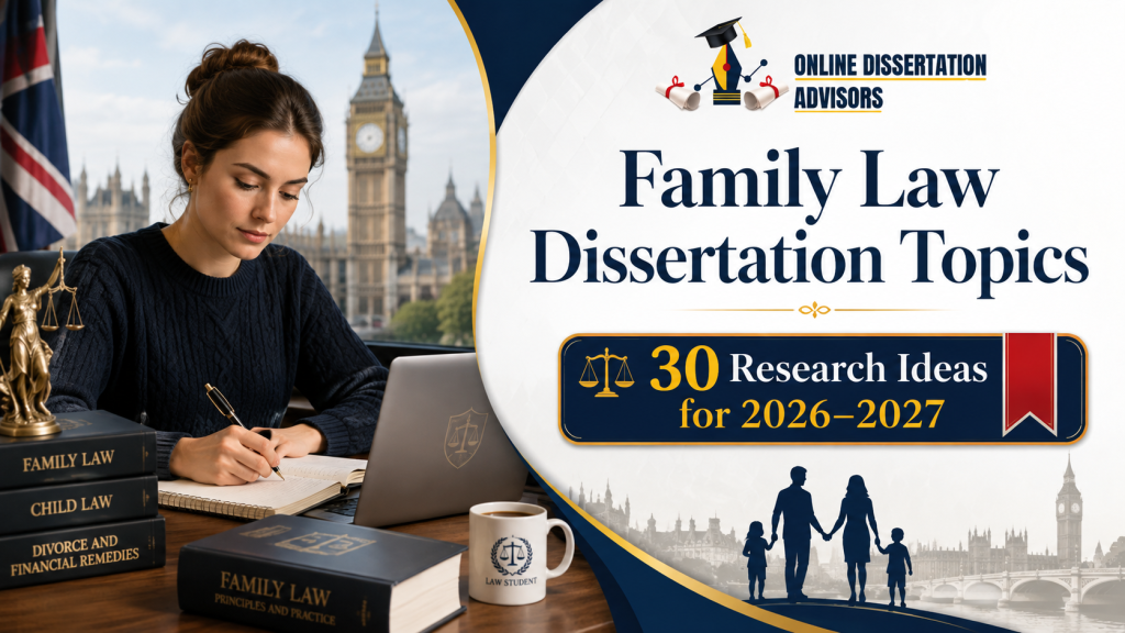 Family Law Dissertation Topics: 30 Research Ideas for 2026-2027 1 Family Law Dissertation Topics: 30 Research Ideas for 2026-2027