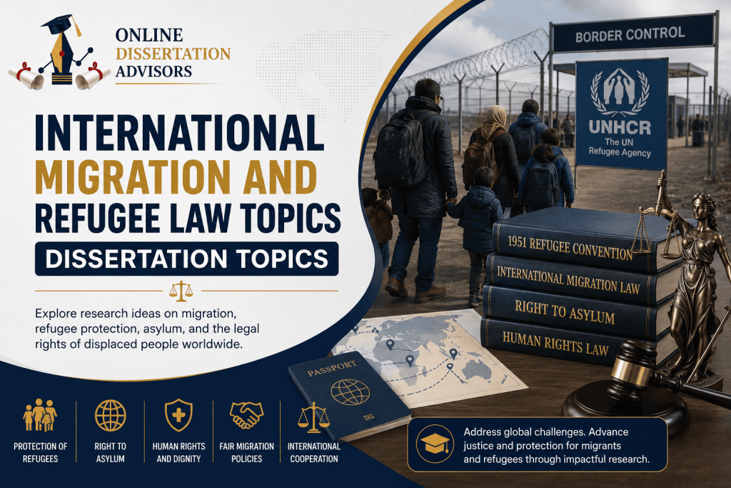 International Law Dissertation Topics: 45 Research Ideas for 2026-27 8 International Migration and Refugee Law Topics