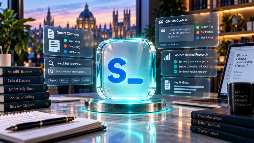 Scite – Best for Checking Academic Evidence